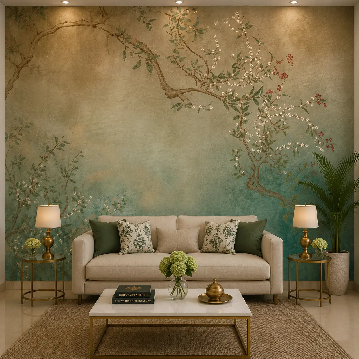 Vintage Botanical Tree Branch Wallpaper 1 Vintage Botanical Tree Branch Wallpaper