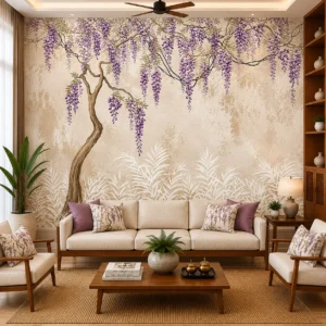 Purple Wisteria Tree Wallpaper