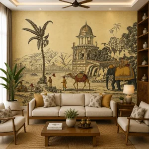 Royal Elephant Indian Heritage Wallpaper